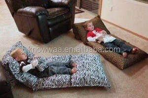 Plegable niños asiento de piso del bebé almohada tumbona cubierta piso tumbona almohada para ver TV, Playgame, Sleepover - Product Image 5