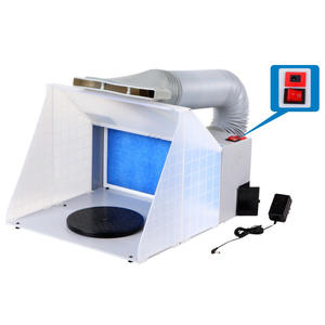 Cabine de peinture à air comprimé miniature bon marché pour modèles, casques, chaussures, vêtements, maquillage, etc. - Product Image 3