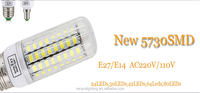 Ampoule épis de maïs LED E27 B22 E12 E14 5730 SMD, lampe Spot intérieur, ac 110V 220V 3W 4W 5W 6W 7W 8W 9W 12W 15W, nouvelle Version