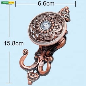 2021 nouveau Style européen jardin cristal rideau crochet métal fer aluminium laiton électrique rideau piste et pôle accessoires - Product Image 4