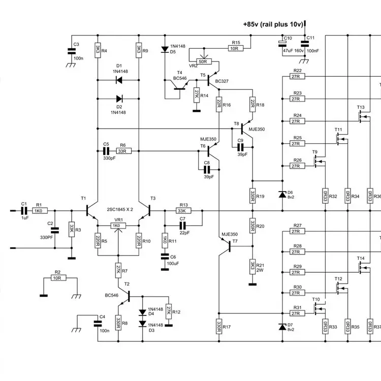 Papan Pcb Listrik Diagram Sirkuit Elektronik Skema