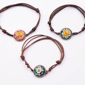 Charm Hawaiian Vriendschap dames sieraden bangle sex, Gevlochten Koord Touw Knoop bloem Armband - Product Image 4