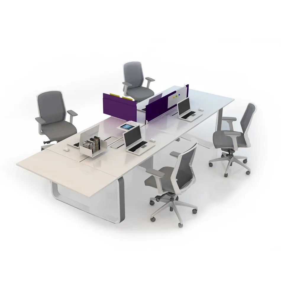 נתח משרד שטח פתוח משרד ריהוט חם Desking עם מחיצה פרטיות