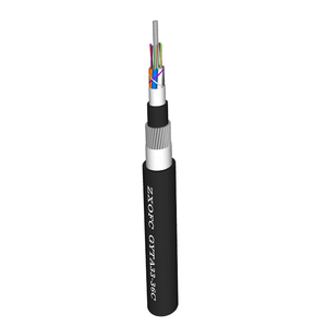 <span class=keywords><strong>Cable</strong></span> de <span class=keywords><strong>Fibra</strong></span> Óptica Subacuático ZX-OFC de 6/12 Núcleos GYTA33 G652D Monomodo Blindado, Reforzado con Alambre de Acero, <span class=keywords><strong>50</strong></span> <span class=keywords><strong>Metros</strong></span> de Profundidad, Negro - Product Image 4