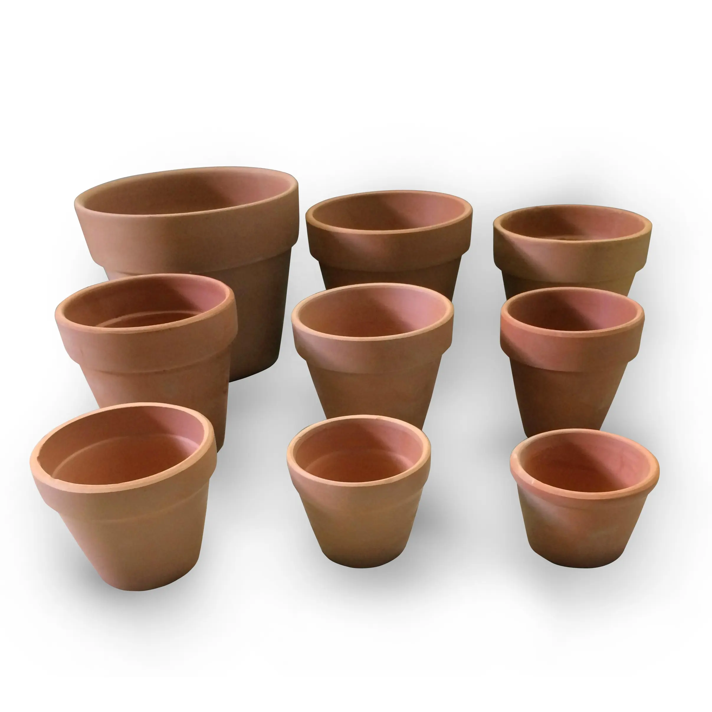 Mini pots en taratta de haute qualité, pots en argile, vente en gros, unités