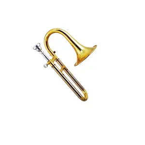 Tr031 trompete de catraca profissional, trumpete de chave bb com capa