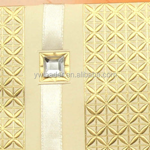 Portefeuille chinois en acrylique et ruban, 1 pièce, décoration dorée, style poterie, carte d'invitation royale, design de carte de mariage - Product Image 4