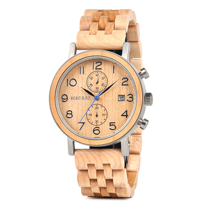 Para <span class=keywords><strong>Bobo</strong></span> Bird, superventas, reloj <span class=keywords><strong>de</strong></span> lujo <span class=keywords><strong>de</strong></span> madera y Metal para hombre, estilo informal, esfera inteligente, pantalla, movimiento <span class=keywords><strong>de</strong></span> cuarzo, encanto <span class=keywords><strong>de</strong></span> moda - Product Image 1