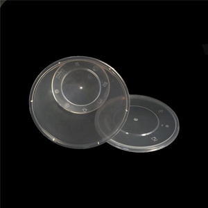 1000ml Rotondo Usa E Getta <span class=keywords><strong>Fast</strong></span> Food Contenitori Per Imballaggio, di Plastica Per Microonde Contenitori Di Stoccaggio Con Coperchio - Product Image 2