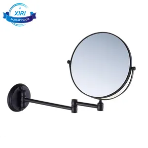 Miroir de maquillage rond 3X loupe magique pliant mural miroir de bain M0403-1