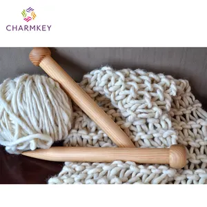 Super soft chunky merino wool yarn for baby Woolen blanket