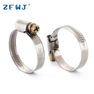8-12mm german style worm gear hose clamp adjustable tube clamps