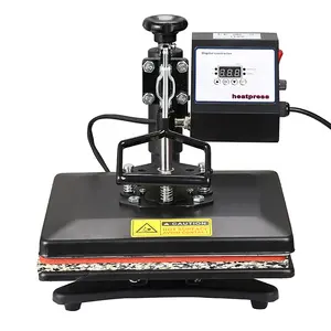 Máquina de prensa de calor de impresión de camisetas digitales portátiles con certificado CE