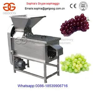 Automatic Grape Stem Removing Machine|Grape Destemming Machine For Grade Wine Factory