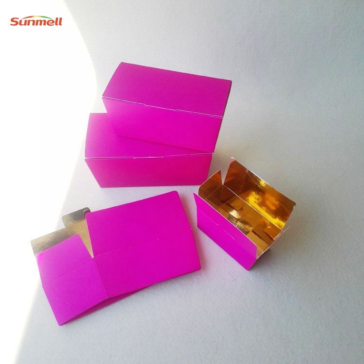 Boîte de ballotin intérieur doré