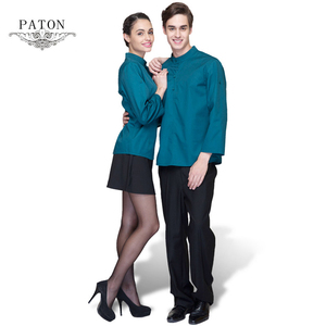 Camicia <span class=keywords><strong>da</strong></span> lavoro <span class=keywords><strong>da</strong></span> cucina professionale personalizzata per Hotel,