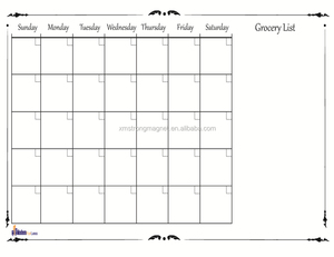 Dinner <strong>List</strong> Meal Magnet Sheet Planner, Refrigerator Meal Prep Planning 16X12&quot; Magnetic Chalkboard for Shopping <strong>List</strong>
