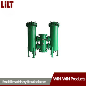Đúc thép không gỉ thủy lực <span class=keywords><strong>Duplex</strong></span> dòng dầu lọc thiết bị SS đôi lọc - Product Image 2
