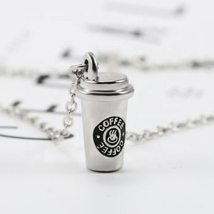 Nuovo Portachiavi in Metallo a Forma Unica di Tazza di <span class=keywords><strong>Caffè</strong></span> per Regalo - Product Image 2