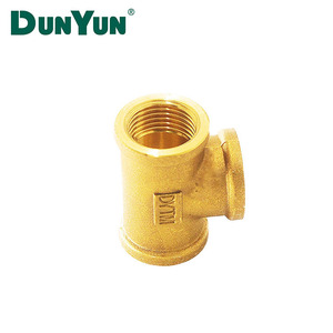 Chất Lượng Cao Brass Ba Cách Nữ Chủ Đề <span class=keywords><strong>Tee</strong></span> Phụ Kiện HBP59-1 Nickel Mạ Giả Mạo Ống Nhựa Kết Nối - Product Image 4