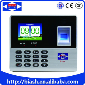 Aibao USB enregistreur de temps de présence d'empreintes digitales/machine à écran de doigt P-80 - Product Image 4