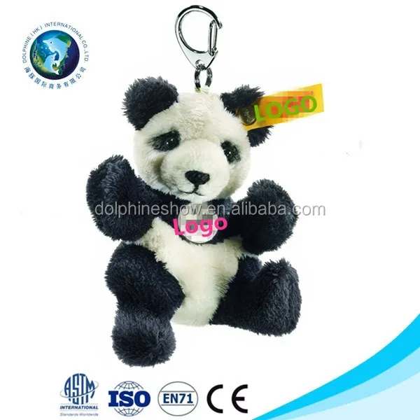 Tùy Chỉnh Mềm Đồ Chơi Panda Teddy Bear Keychain Mini Động Vật Cho Quà Tặng Khuyến Mại Nhồi Plush Panda Keychain