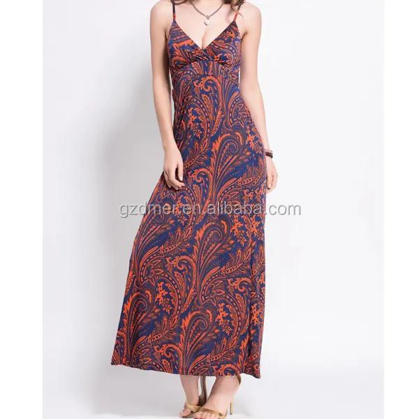 Hot sale moda ropa para mujer maxi dress