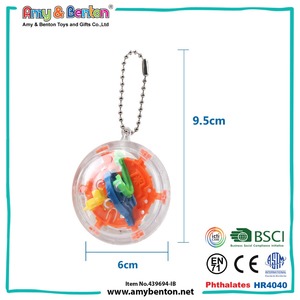 Intelligenza <span class=keywords><strong>Mini</strong></span> 3D Labirinto Magico Di <span class=keywords><strong>Puzzle</strong></span> Sfera con Portachiavi - Product Image 3
