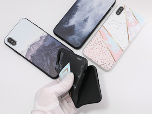 เคสโทรศัพท์ลายหินอ่อนซิลิโคนสำหรับ <span class=keywords><strong>Iphone</strong></span>,ฝาหลังลายกราฟฟิตีหลากสีสำหรับ <span class=keywords><strong>Iphone</strong></span> 7 8 6 6S Plus 3D - Product Image 3
