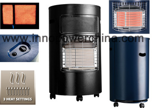 Gabinete de <span class=keywords><strong>calentador</strong></span> de <span class=keywords><strong>gas</strong></span> portátil para interiores aprobado por CE directo de fábrica con quemador de cerámica y tecnología infrarroja ODS - Product Image 3