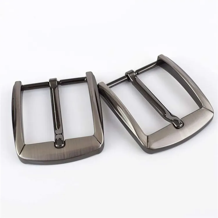 MeeTee KY830 Men's Fashion 40mm Pants Accessories Zinc Alloy Adjustable Smooth Belt Buckles Pin Style