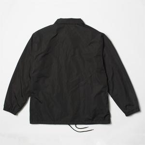 Wholesale Men <strong>Black</strong> Spring Hip Hop <strong>Sports</strong> Coaches <strong>Jacket</strong> with Stand Collar OEM Service - Product Image 3