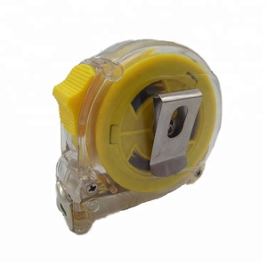5M * 25ミリメートル<span class=keywords><strong>Transparent</strong></span>新鮮なABSケース鋼測定テープ