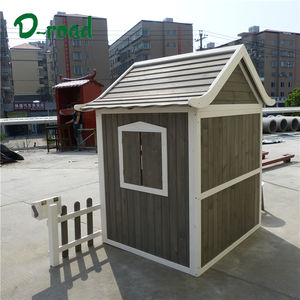 Casita de Juegos de Madera para Niños, Juego de Patio con Pequeña Casa de Jardín - Product Image 3