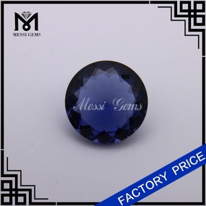 ingrosso <span class=keywords><strong>blu</strong></span> <span class=keywords><strong>e</strong></span> <span class=keywords><strong>verde</strong></span> taglio rotondo di vetro di pietra - Product Image 1