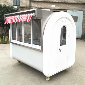 Kanopi Peregangan Putih CP-A230165210 Pushhand Keranjang Hamburger Anjing Panas Stan Es Krim Dijual Qatar