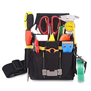 Portable Black Open Top Pocket <strong>Kit</strong> <strong>Tool</strong> <strong>Bag</strong> Waist Electrician <strong>Tool</strong> <strong>Bag</strong> - Product Image 1