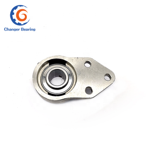 SUCFB205 206 207 SUCFB207-20 usw., Edelstahl mit <span class=keywords><strong>3</strong></span> Bolzen Flansch Steh lager Kugellager - Product Image 4