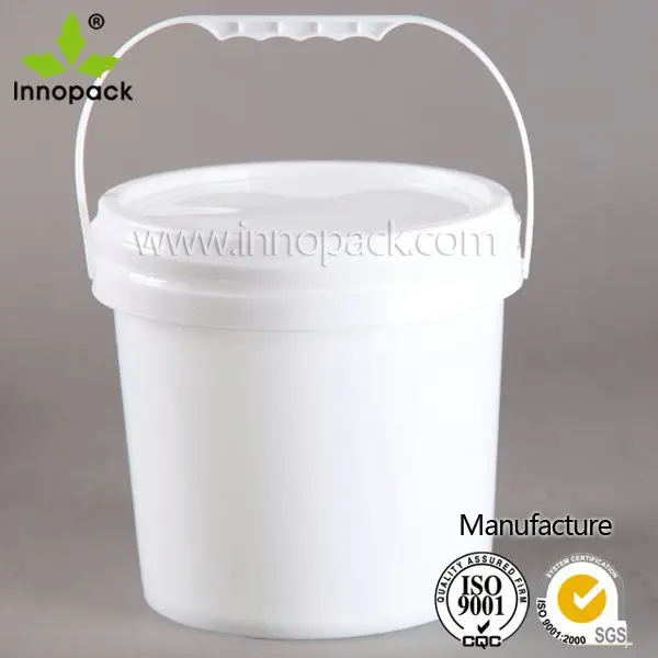 Balde de iogurte de plástico de 5 litros para embalagem de alimentos