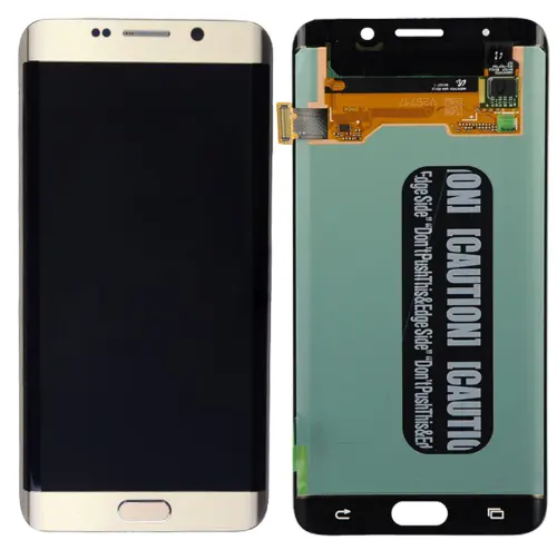 Montagem Lcd tela Digitalizar Tela Sensível Ao Toque com frame para o samsung Galaxy S6 Borda Mais g928f g928 lcd com quadro