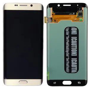 จอแอลซีดีหน้าจอสัมผัส Digitizer หน้าจอสำหรับ Samsung Galaxy S6 Edge Plus G928 G928f Lcd กรอบ