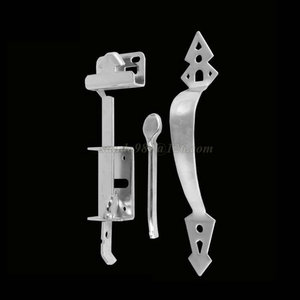 Heavy Duty An Ninh Gỗ Hàng Rào Thumb Gate Latch Với Xử Lý - Product Image 5