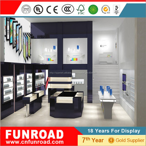 Funroad módulo de pared mostrador góndola mesa y exhibidor de la exposición para tienda informática y celular - Product Image 1