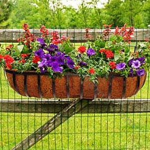 Kotak Jendela Besi Tempa, Keranjang Dinding, Keranjang Bunga - Product Image 2