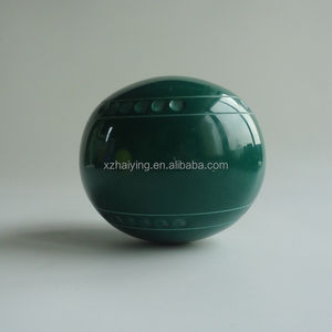 Commercio all'ingrosso verde Scuro nuova resina ovale bocce Sfera <span class=keywords><strong>Lawn</strong></span> <span class=keywords><strong>bowls</strong></span> per Outdoor sports Gioco ellisse resina materiale palla - Product Image 2