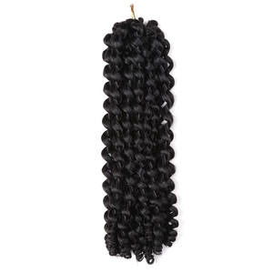 Tresses synthétiques au Crochet ombré, baguette <span class=keywords><strong>Jumpy</strong></span>, coiffure bouclée, coiffure Jumbo - Product Image 6