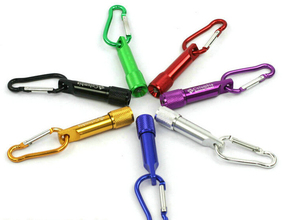 Mini 1 <span class=keywords><strong>Led</strong></span> đèn pin Carabiner <span class=keywords><strong>Torch</strong></span> Clip Keychain cắm trại Đèn Đi Bộ Đường Dài Móc Chìa Khóa đèn flash ánh sáng - Product Image 2