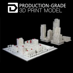 Fabricación aditivo aplicaciones de arquitectura y construcción 3D edificios