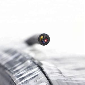 Câble de capteur de guidage d'air en cuivre <span class=keywords><strong>flexible</strong></span> à 4 conducteurs solides, isolation en PVC, TPU, TPV, enroulé, noir/bleu, ISO9001 pour - Product Image 5