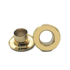 Occhiello in metallo rotondo piccolo color nichel da 12 mm in lega di zinco <span class=keywords><strong>per</strong></span> scarpe e stivali, ecologico - Product Image 3